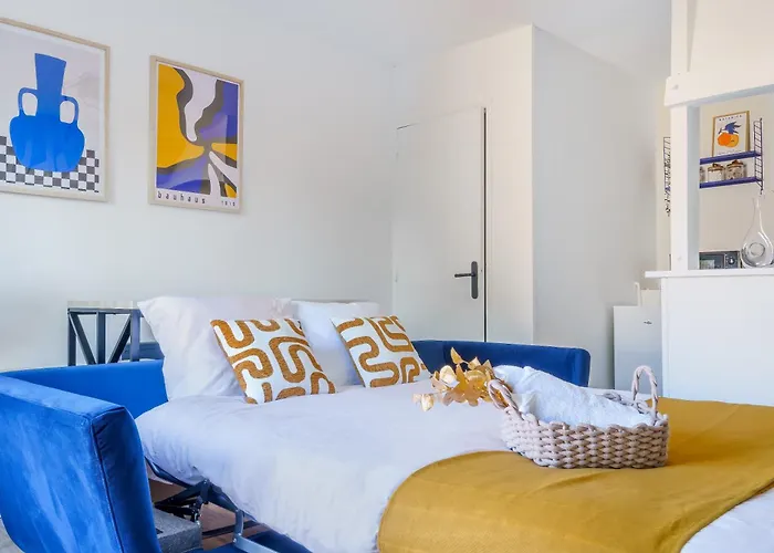 Maisonnette Bleu Horizon Avec Jardin - 2Min Gare - Serenito Homes