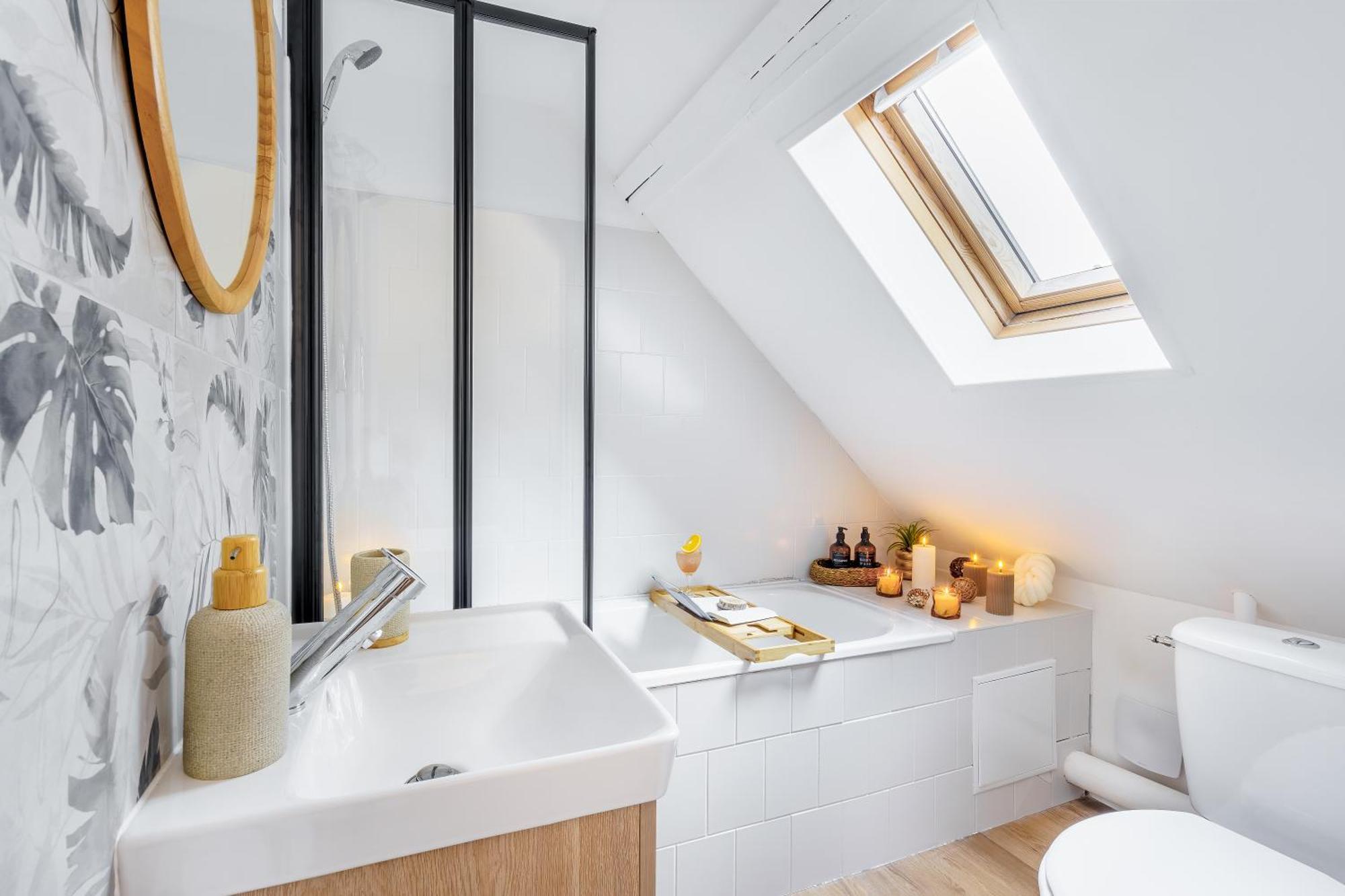 Maisonnette Bleu Horizon Avec Jardin - 2min Gare - Serenito Homes Saint-Just-en-Chaussee